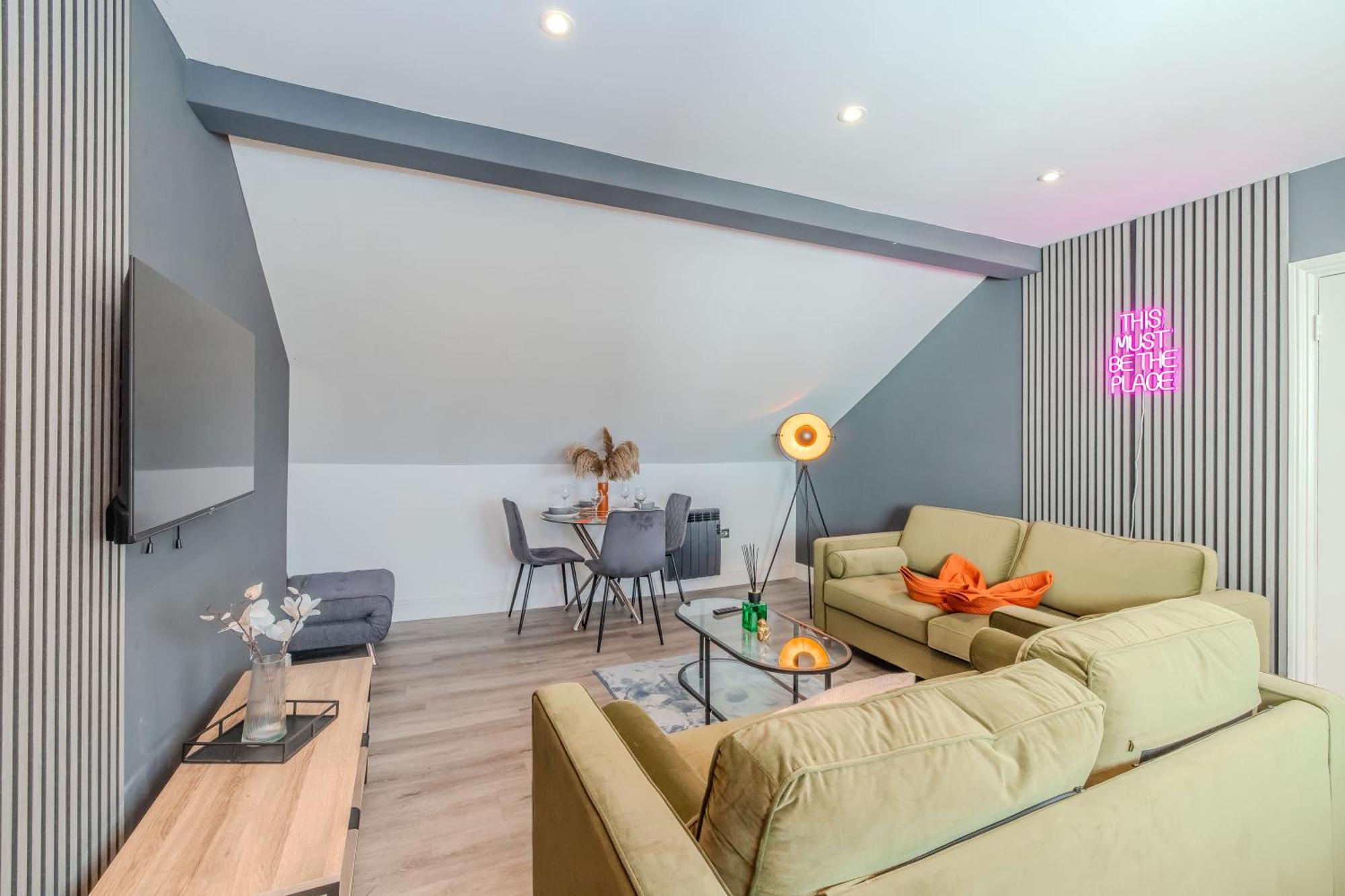 Luxe City Living L 2-Bedroom Flat With Free Parking Brighton Kültér fotó